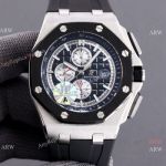 1:1 Swiss 3126 Audemars Piguet AP Royal Oak Offshore 26400io Rubber Strap Watch Super Clone